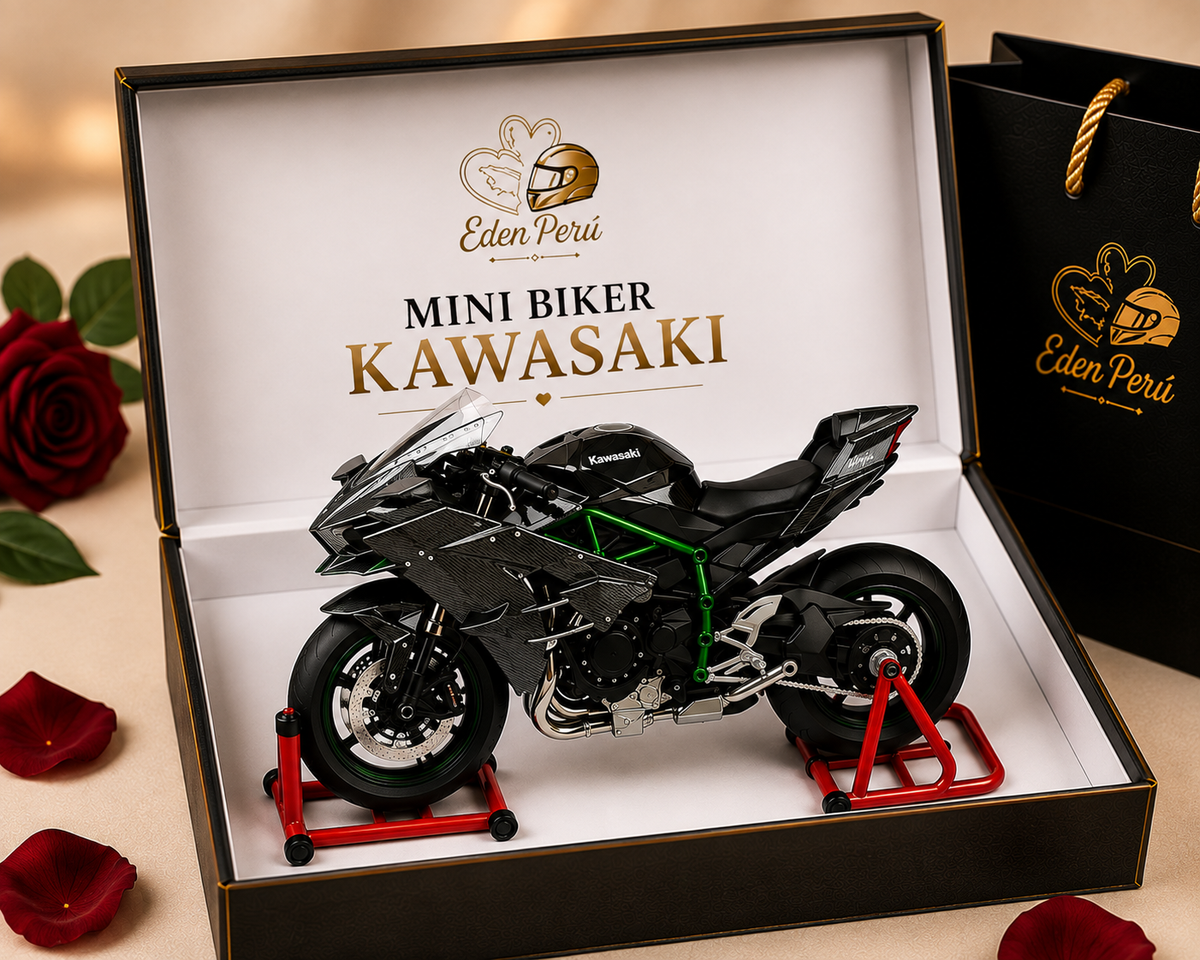🏍️🔥 KAWASAKI NINJA H2R – ESCALA 1:12
