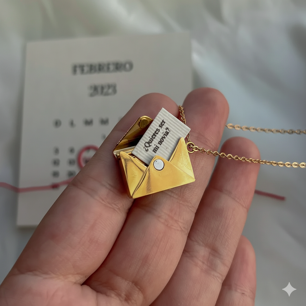 Collar Carta de Amor - Personalizado