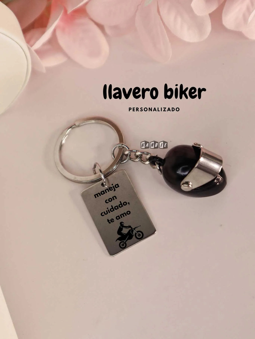 llavero Biker Perzonalizable