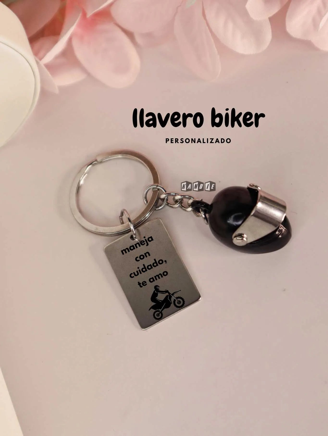 llavero Biker Perzonalizable